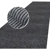 ANRO Loper Mischa Grijs 160x160cm – Schoonloopmat Antislip Op Maat