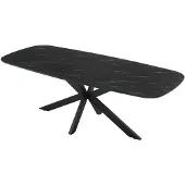 Giga Meubel Eettafel Marco Deens Ovaal Marmerlook 220cm