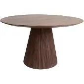Giga Meubel Eettafel Salvador Walnoot Rond 130cm
