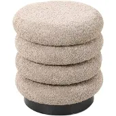 Giga Meubel Poef Matthijs Bouclé Taupe