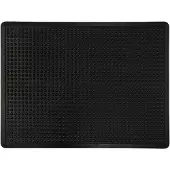 ANRO Anti-vermoeidheidsmat Zwart 90x120cm – Werkplekmat Sta-mat Ergonomisch Antislip Keukenmat