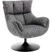 Tower Living Fauteuil Force Imo 60 Donkergrijs Draaibaar