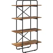 vidaXL Boekenplank 4-laags 60 x 35 x 140 cm PB Eikenhout