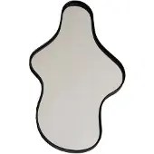 Giga Meubel Spiegel Dory Organisch Zwart 90cm
