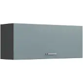 Vicco Hangkast R-Line, Blauw-grijs/Antraciet, 100 cm Plat