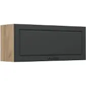 Vicco Hangkast R-Line, Antraciet landelijk/Goudkleurig Eiken, 100 cm Plat