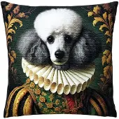 Clayre & Eef Sierkussen 45x45 cm Groen Polyester Hond