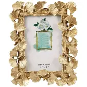 Melitt Hars Retro Frame Gouden Ginkgo Blad Fotolijst Woondecoraties
