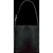 Sandqvist Leather Shopper Bag black