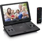 Lenco BRP-1150BK - Draagbare 11.5" Blu-ray - DVD speler met USB en SD, zwart