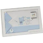 Gamberritos lakenset ledikant Katjes katoen blauw 3 delig