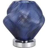 Eglo Tafellamp Meliciano, blauw, Woon-/ Eetkamer, Glas, Tafellamp