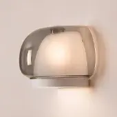 Eglo Wandlamp Belomontejo, alu / grijs / zink, Woon-/ Eetkamer, Glas, Jong wonen, wandlamp