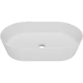 Storke Cona waskom matte Solid Surface ovaal 52 x 32 cm