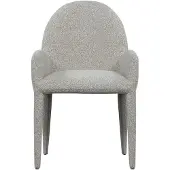 Vtwonen Elegance Eetkamerstoel Met Armleuning - Grijs - 83x54x57 cm