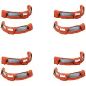Exogio 8Pcs Hard Hat Helmet FR Sweatsopad Air Cushioned 20-3200V Sweatband