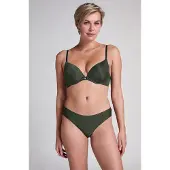 Hunkemoller String donkergroen
