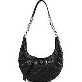 GUESS schoudertas Frances Hobo Black zwart