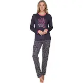 Rebelle Pyjama 'Furry Friend' donkergrijs