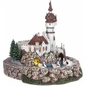 Luville Efteling Zes zwanen | Adapter inbegrepen | 24 x 31 x 27,5 cm
