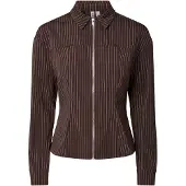 Pieces Blouse bruin / wit