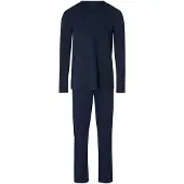 Hanro Pyjama lang ' Night & Day ' navy