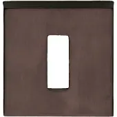 HDD pro Sleutelplaatje Square 48mm Mat Brons