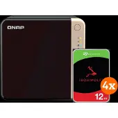 Qnap TS-464-8G + Seagate Ironwolf 12TB 4-Pack
