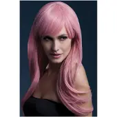 Fever Lange Pruik - Roze