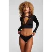 Hunkemoller Body Sam Zwart Dames | Maat: XL
