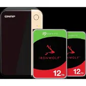 Qnap TS-264-8G + Seagate Ironwolf 12TB Duo Pack