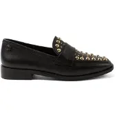 Lazamani Loafers Dames Zwart Leer | Maat 40