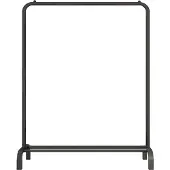 QUVIO Kledingrek met schoenen opbergruimte - 40 x 110 x 150 cm - Zwart