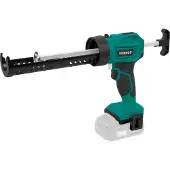 Vonroc Elektrische Kitspuit – Anti-drup, Variabele Snelheid & 120 kg Duwkracht – 1–4 mm/s – 290-310 ml – Zwart