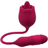 Evolved Novelties Evolved - Wild Rose Tong Vibrator - Rood