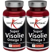 Lucovitaal 2x Super Visolie Omega 3 60 capsules