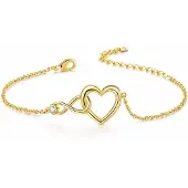 LGT JWLS Zilverkleurige Damesketting met Rechthoekige Witte Zirkonia Hanger
