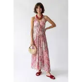 MixRay Paisley Halter Maxi-jurk