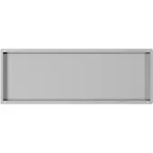 Guido Gusto RVS Inbouwnis met tegelflens 30x90x7cm