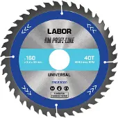 Labor HM cirkelzaagblad universeel 160x30x2,2mm 40T