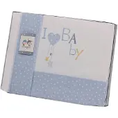 Gamberritos laken set blauw baby 3 delig groot