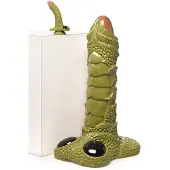 Creature Cocks XR Brands - Reusachtig Geschubd Moerasmonster Dildo - Groen
