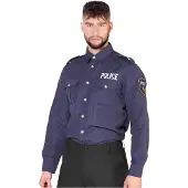 Boland politieblouse heren polyester donkerblauw