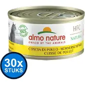 Almo Nature 30x HFC - Kippenbout - Kattenvoer Natvoer - 70g