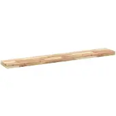 vidaXL Wandschap zwevend 140x20x4 cm onbehandeld massief acaciahout