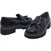 Pitillos Burdeos mocasin en coco