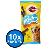 Pedigree 10x - Rodeo Rund - Hondenvoer Snacks - 123 g