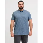 Jack & Jones Plus Size Logo Polo Shirt EU5XL US3XL Grijs