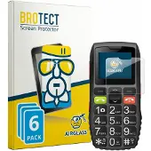 BROTECT Screenprotector 6 Stuks voor artfone C1 Beschermglas transparant