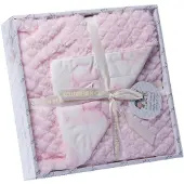 Gamberritos babydeken beren 110 x 140 cm roze